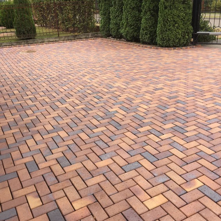 Тротуарный кирпич «ABC-Klinkergruppe» Herbstlaub-geflammt 200х100х45